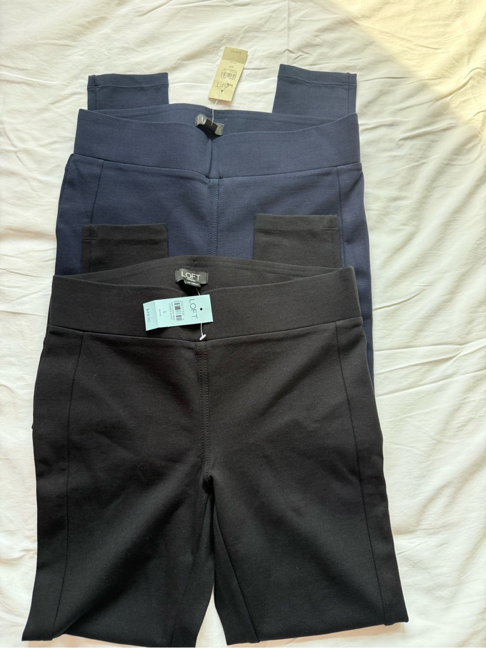 Loft Petite Bundle Women’s Thick Leggings Black size Small Petite - Picture 2 of 4